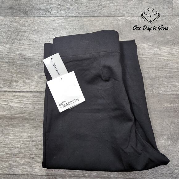 89th & Madison Wide Leg Capri Pants Size M - Picture 6 of 6